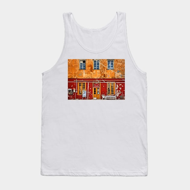 Colorful Kaminia village - Hydra island Tank Top by Cretense72